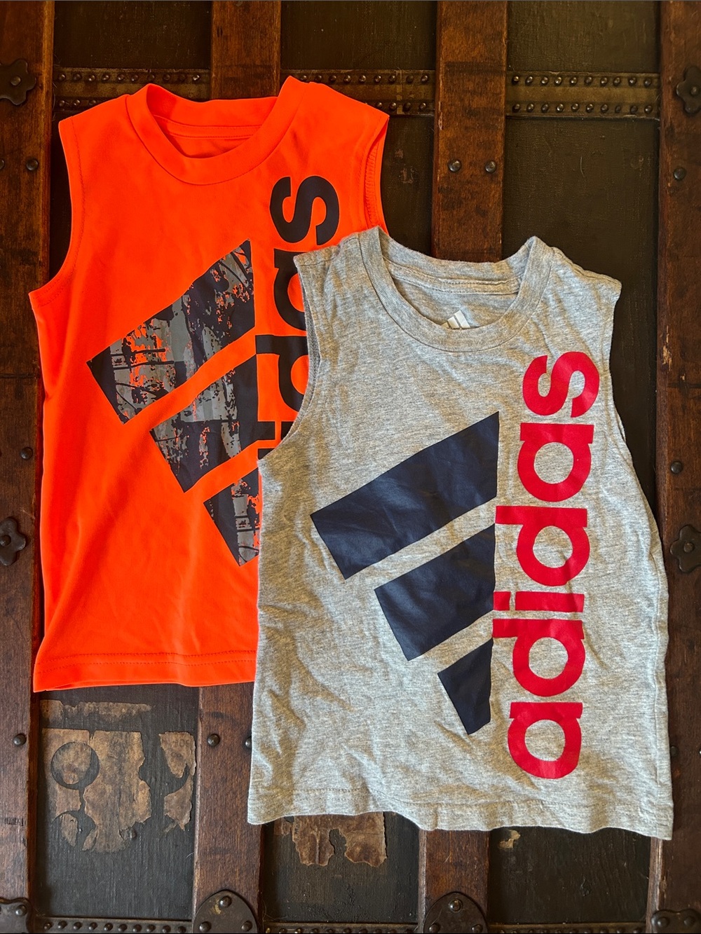 adidas Kids' Sleeveless Logo Tank bundle; 2T